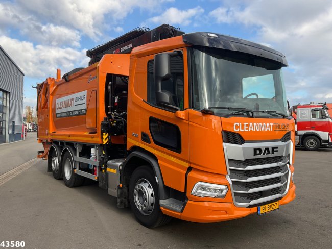 DAF  FAN XD 340 Hiab 23 Tonmeter laadkraan + Welvaarts Weighing system (2)