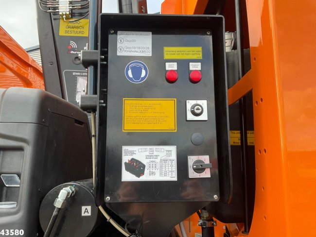 DAF  FAN XD 340 Hiab 23 Tonmeter laadkraan + Welvaarts Weighing system (10)