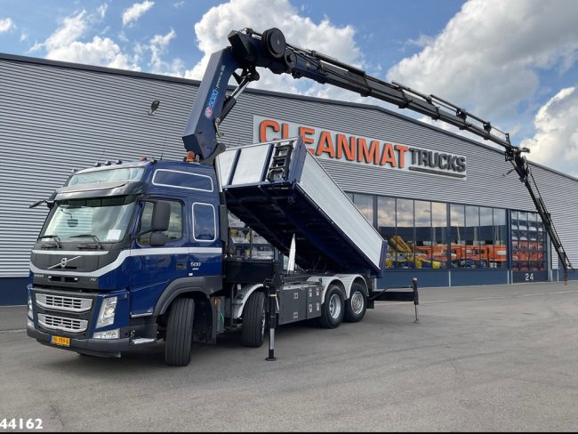 Volvo  FM 500 Euro 6 HMF 50 Tonmeter laadkraan + Fly-Jib (1)