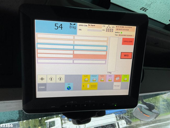 DAF  FAN CF 340 VDK 22m³ AE Weighing system (19)