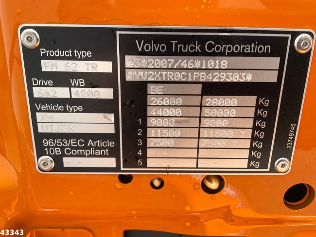 Volvo  FM 430 Euro 6 VDL 21 Ton haakarmsysteem (20)