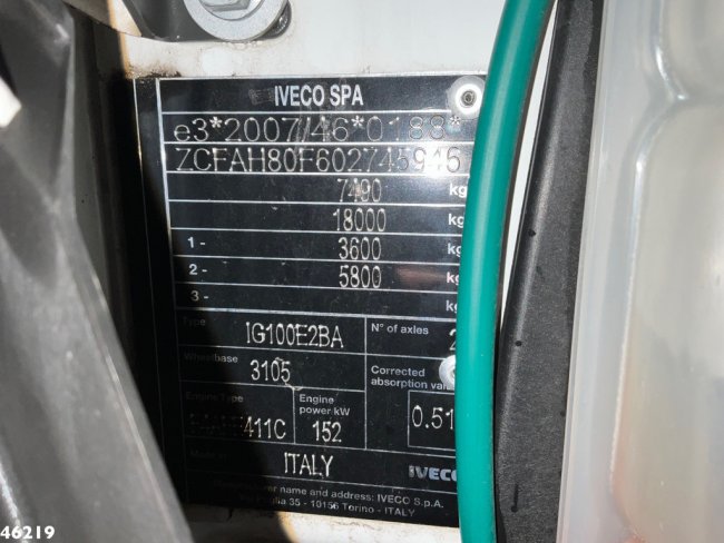 Iveco  Eurocargo ML80E21K Meiller 4m³ kipper Just 14.241 km! (22)