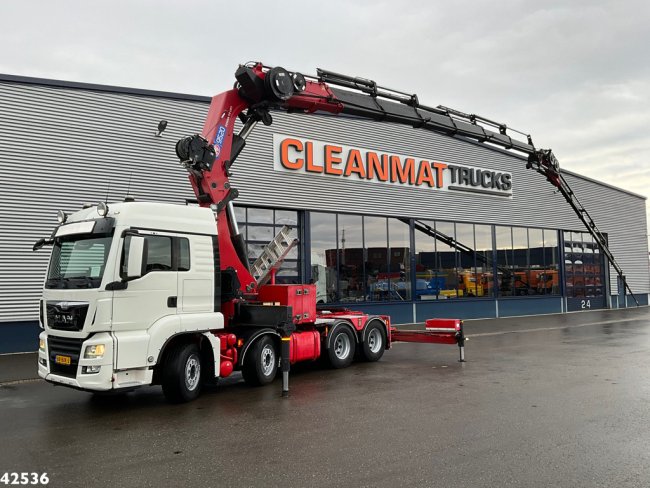 MAN  TGS 35.500 8x4 HMF 95 Tonmeter laadkraan bj. 2019! (0)