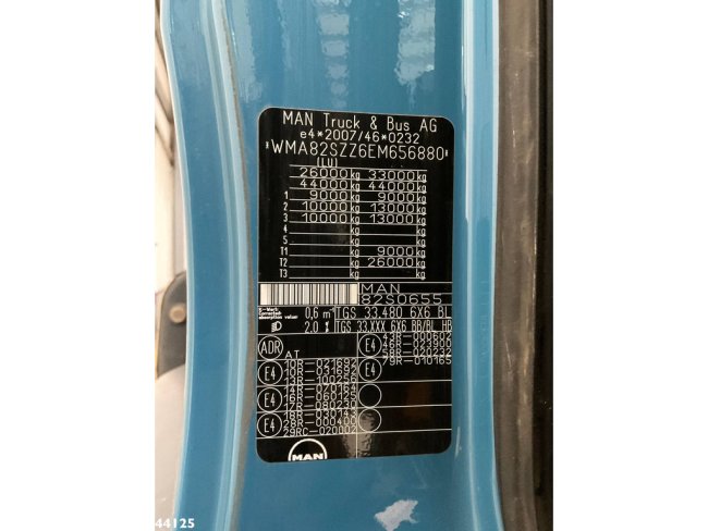 MAN  TGS 33.480 6x6 Euro 6 Palfinger 27 Tonmeter boomkraan (19)