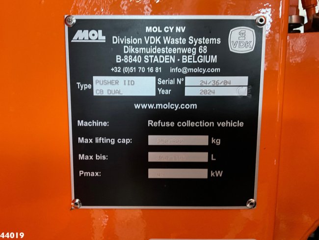 MAN  TGS 26.360 VDK 21m³, 2 compartimenten + weighing system (15)