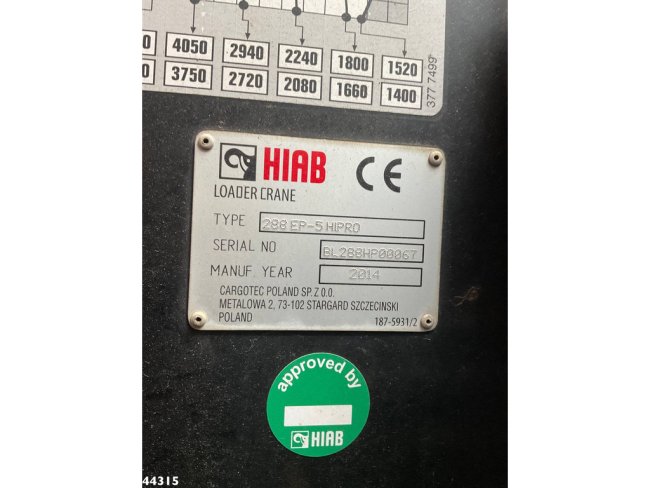 Volvo  FMX 540 8x4 Euro 6 Hiab 28 Tonmeter laadkraan (20)