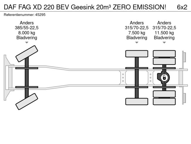 DAF  FAG XD 220 BEV Geesink 20m³ ZERO EMISSION! (23)