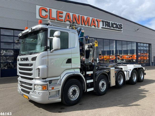 Scania  R 480 10x4 Retarder HMF 16 Tonmeter Z-kraan (5)