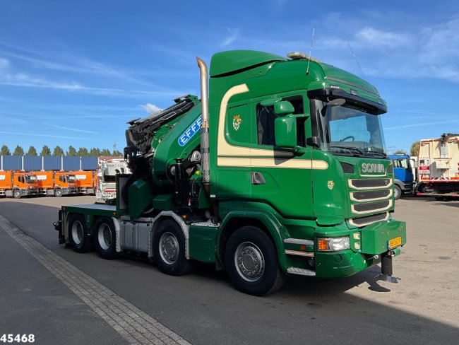 Scania  R 490 8x4 Euro 6 Effer 140 Tonmeter laadkraan + Fly-Jib Just 283.508 km (4)