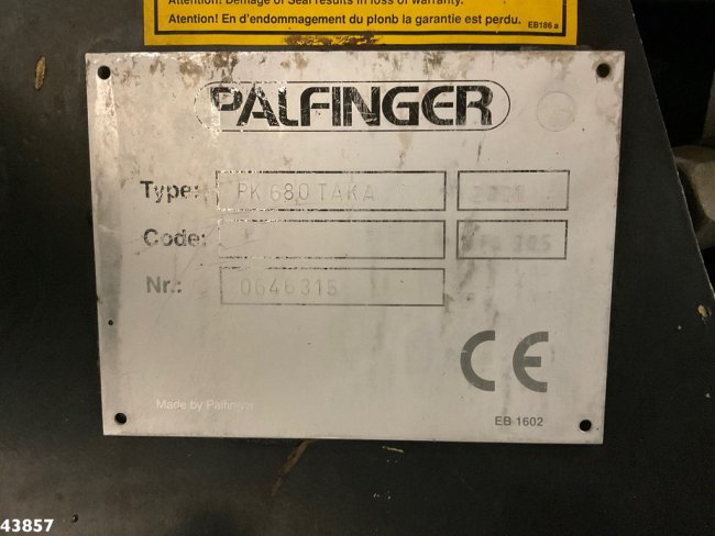 MAN  F2000 6x6 Full Steel Manual Palfinger 68 Tonmeter Dachdecker kran Just 54.133 km! (27)