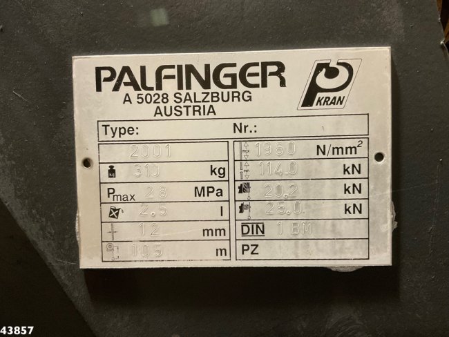 MAN  F2000 6x6 Full Steel Manual Palfinger 68 Tonmeter Dachdecker kran Just 54.133 km! (28)