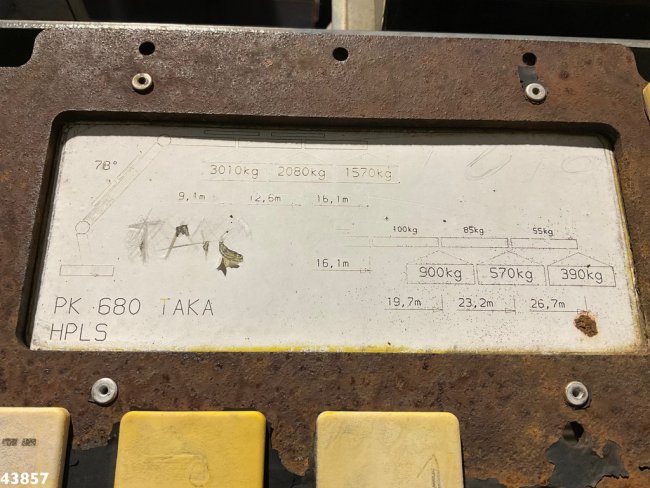 MAN  F2000 6x6 Full Steel Manual Palfinger 68 Tonmeter Dachdecker kran Just 54.133 km! (29)