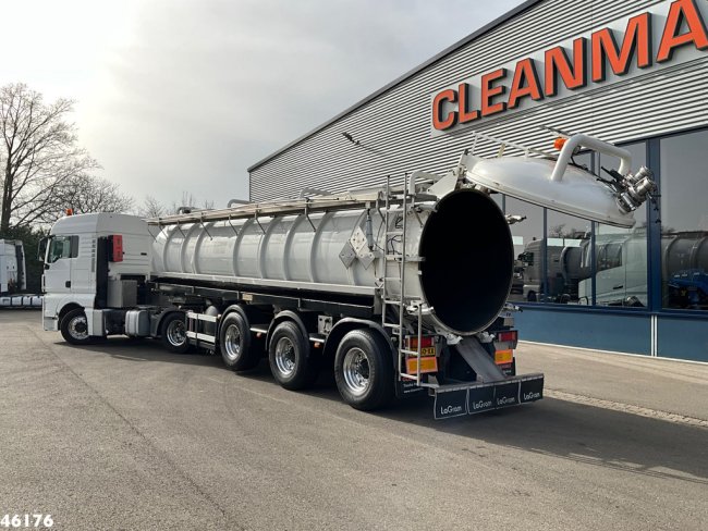 MAN  TGX 18.400 ADR trekker + Burg met Bekker LaGram Vacuüm ADR opbouw 30m³ (4)