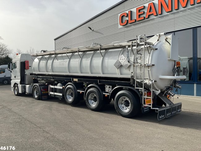 MAN  TGX 18.400 ADR trekker + Burg met Bekker LaGram Vacuüm ADR opbouw 30m³ (5)