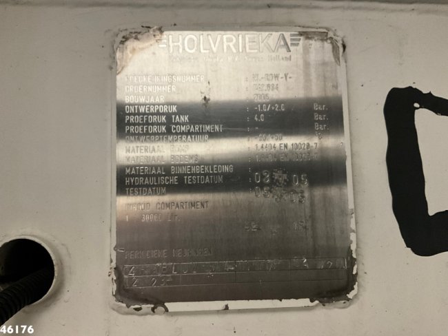 MAN  TGX 18.400 ADR trekker + Burg met Bekker LaGram Vacuüm ADR opbouw 30m³ (30)