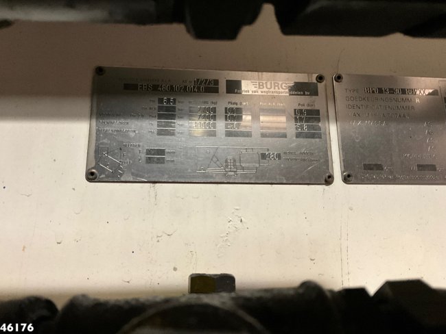 MAN  TGX 18.400 ADR trekker + Burg met Bekker LaGram Vacuüm ADR opbouw 30m³ (32)