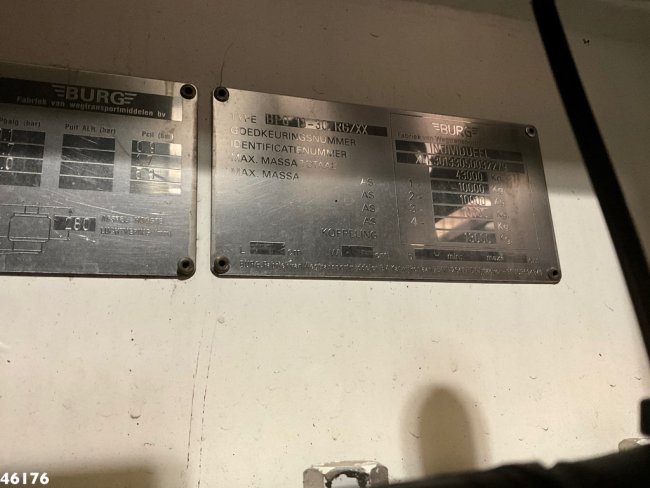 MAN  TGX 18.400 ADR trekker + Burg met Bekker LaGram Vacuüm ADR opbouw 30m³ (33)