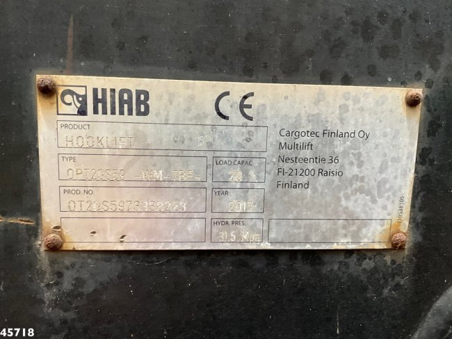 Iveco  Stralis AD260S33 Euro 6 Multilift 20 Ton haakarmsysteem Just 197.693 Km! (18)