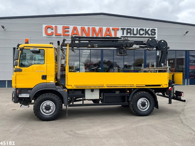 MAN  TGM 13.290 4x4 Hiab 9 Tonmeter laadkraan Just 222.472 km! (1)