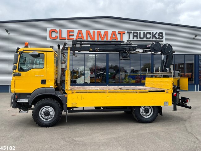 MAN  TGM 13.290 4x4 Hiab 9 Tonmeter laadkraan Just 222.472 km! (2)