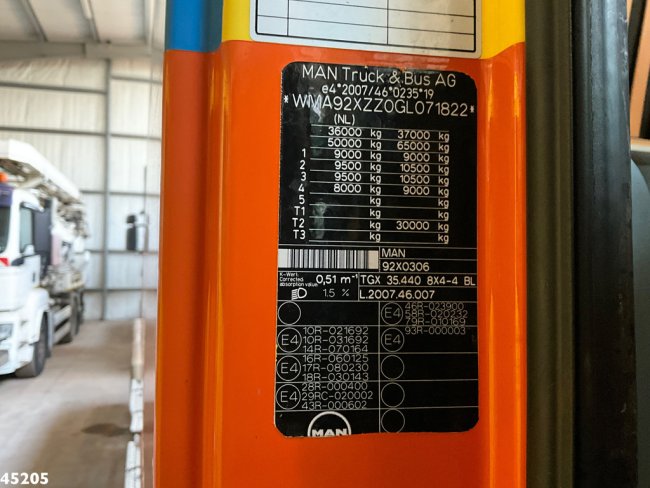 MAN  TGX 35.440 Euro 6 8x4 26 Ton haakarmsysteem (17)