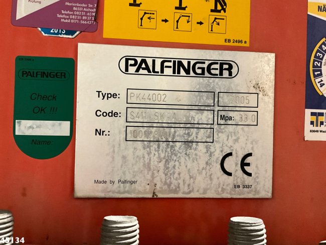 Iveco  Stralis AD410T44 8x4 Palfinger 44 Tonmeter laadkraan + Fly-Jib Just 222.398 km! (23)