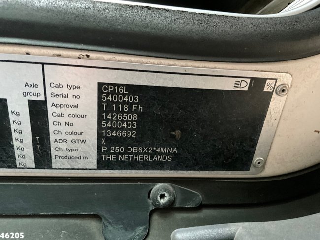 Scania  P 250 Euro 6 Chassis cabine with PTO Just226.536 km! (18)