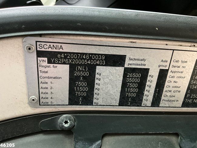 Scania  P 250 Euro 6 Chassis cabine with PTO Just226.536 km! (19)