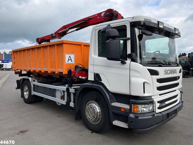 Scania  P 320 HMF 12 Tonmeter Z-kraan + Kipper 11m³ (3)