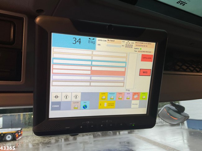 DAF  FAN CF 340 VDK 22m³ AE Weighing system (17)