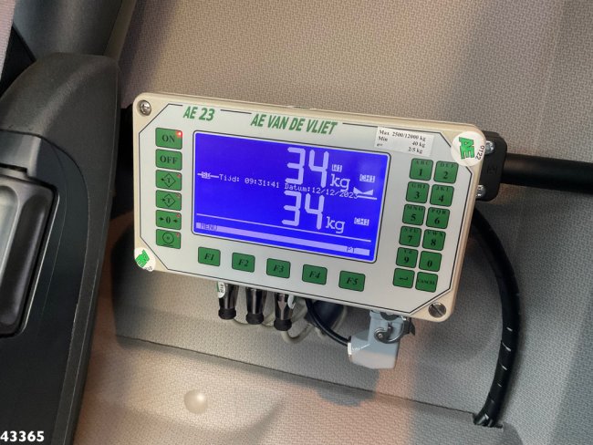 DAF  FAN CF 340 VDK 22m³ AE Weighing system (19)