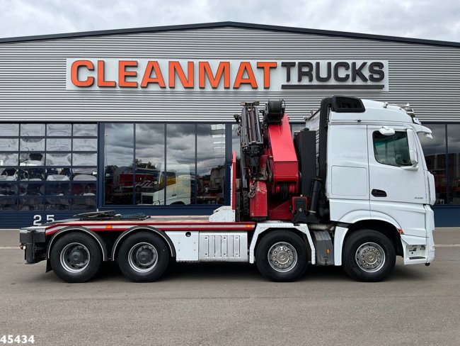 Mercedes-Benz  Arocs 3251 8x4 Euro 6 Retarder HMF 85 Tonmeter laadkraan Fly-Jib (2)