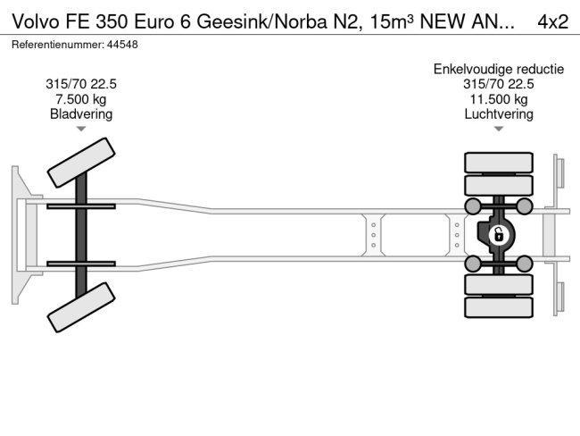 Volvo  FE 350 Euro 6 Geesink/Norba N2, 15m³ NEW AND UNUSED! (21)