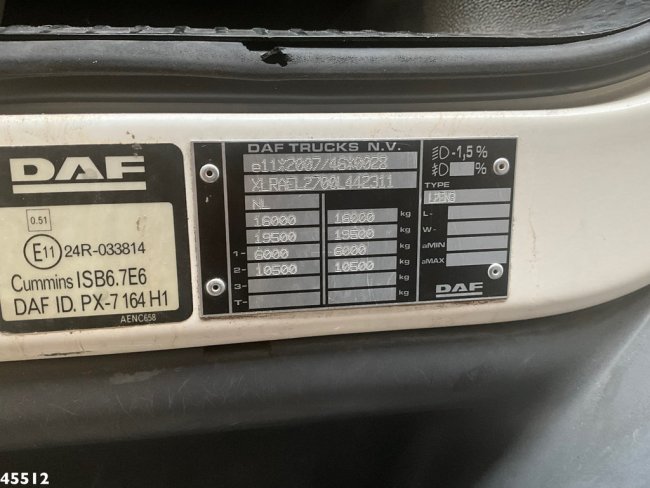 DAF  FAG LF 220 Euro 6 Haller 14m³ Just 122.382 km! (20)