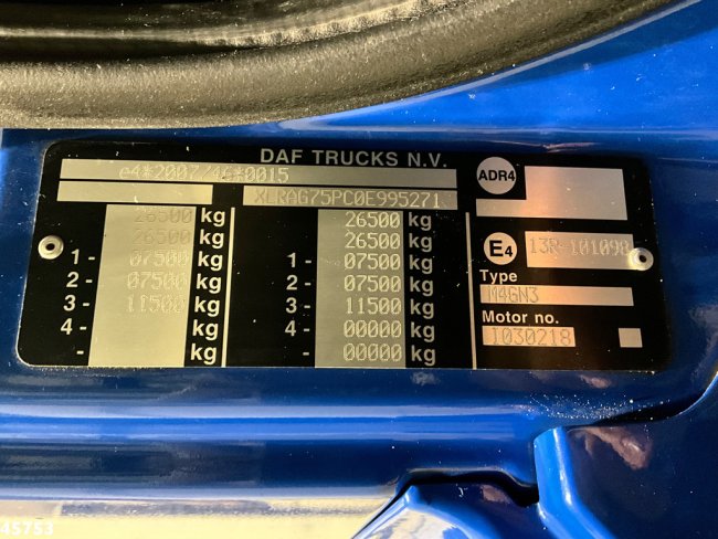 DAF  FAG 75 CF 250 Zoeller 20m³ (24)