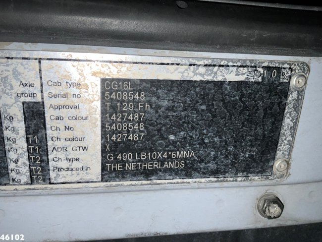 Scania  G 490 10x4 Euro 6 Retarder Hiab 26 Ton haakarmsysteem (18)