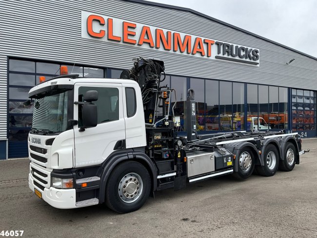 Scania  P 360 8x2 Hiab 21 Tonmeter laadkraan (1)