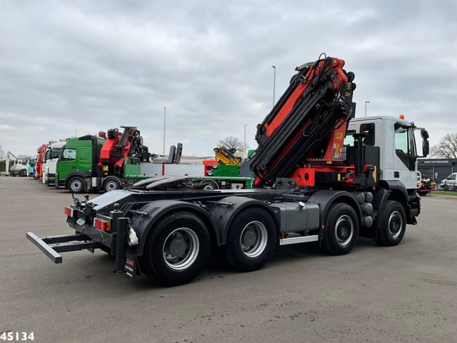 Iveco  Stralis AD410T44 8x4 Palfinger 44 Tonmeter laadkraan + Fly-Jib Just 222.398 km! (7)