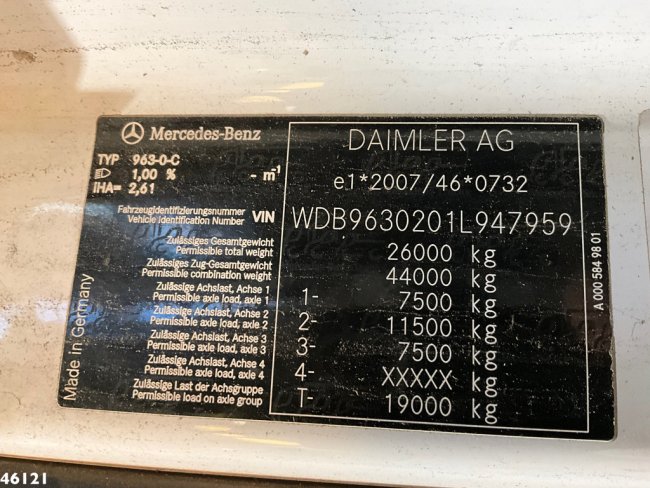 Mercedes-Benz  Actros 2645 Euro 6 Multilift 21 Ton haakarmsysteem (19)