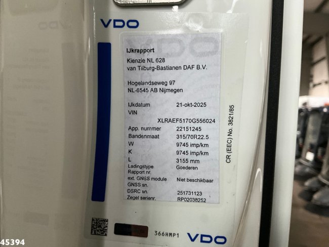 DAF  FA XD 300 Euro 6 Geesink 15 m³ (20)