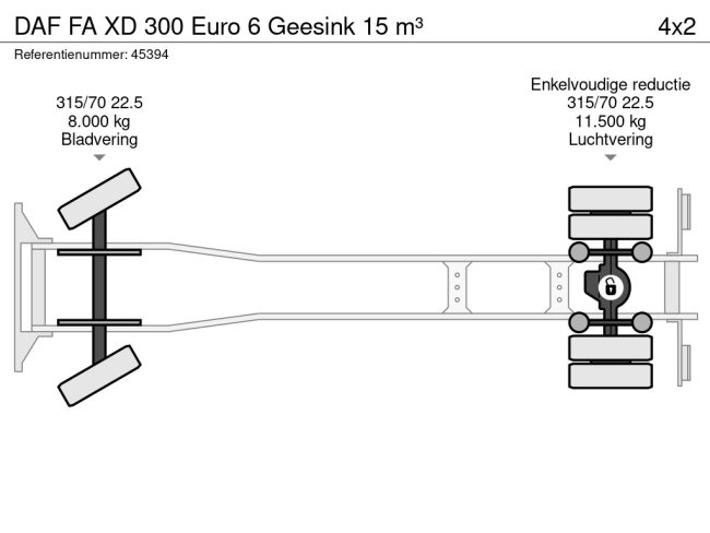DAF  FA XD 300 Euro 6 Geesink 15 m³ (22)