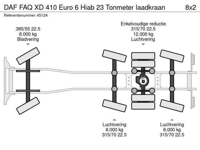 DAF  FAQ XD 410 Euro 6 Hiab 23 Tonmeter laadkraan (31)