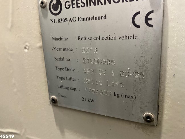 DAF  FAG CF 330 Euro 6 Geesink 20m³ (20)