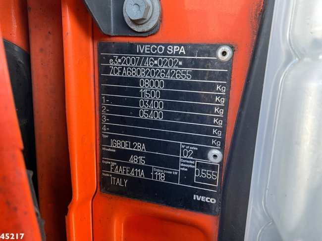 Iveco  Eurocargo ML80EL16 Euro 6 DHollandia laadklep (20)