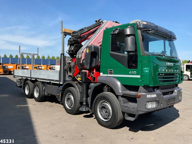 Iveco  Trakker AD410T41 Fassi 80 Tonmeter laadkraan + Fly-Jib Just 80.441 Km! (8)