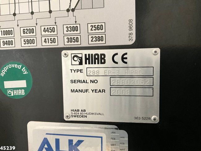 Ginaf  X 3232 S Euro 5 Manual Hiab 28 Tonmeter laadkraan (26)