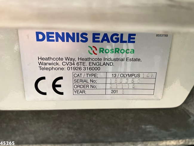 DAF  FAG LF 220 Euro 6 Terberg Olympus 14m³ Just 138.293 Km! (21)