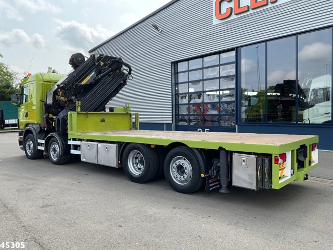 Scania  R 420 8x2 manual Palfinger 85 Tonmeter laadkraan + Fly-Jib (4)
