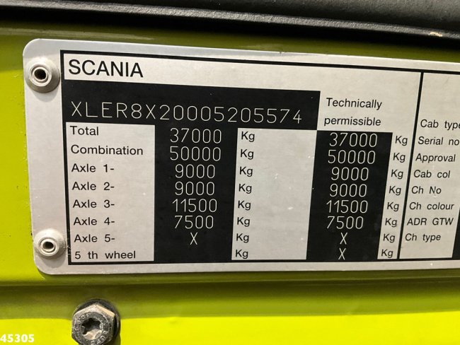 Scania  R 420 8x2 manual Palfinger 85 Tonmeter laadkraan + Fly-Jib (27)