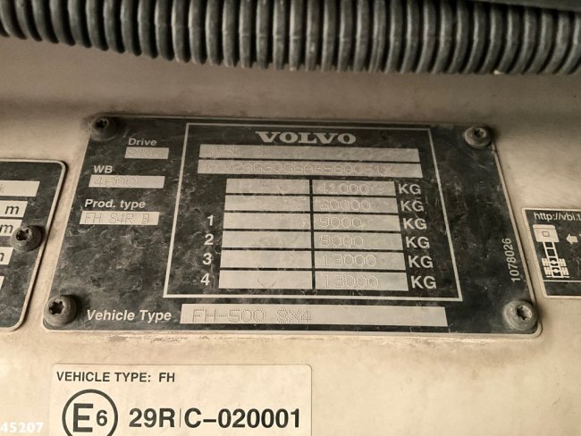 Volvo  FH 500 8x4 Effer 65 Tonmeter laadkraan + Fly-Jib (33)